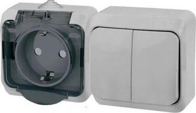 Выключатель с сетевой розеткой Schneider Этюд Bpa16-242C – фото 7