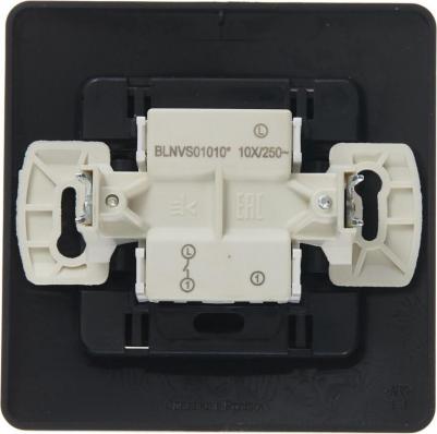 Выключатель Schneider Blanca СУ, 1 клавиша, 10А, антрацит, пластиковая основа, BLNVS010106 – фото 10