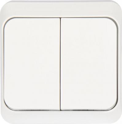 Выключатель Schneider Этюд Оу 2 Кл. Бел. (Пласт. Осн., Инд.)