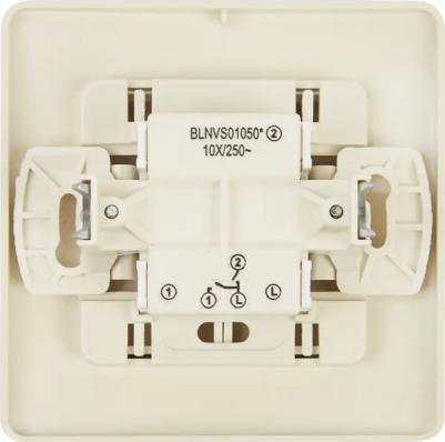 Выключатель SE Blanca внутр Беж 2-клавишный (cх.5), 10А, 250B – фото 7