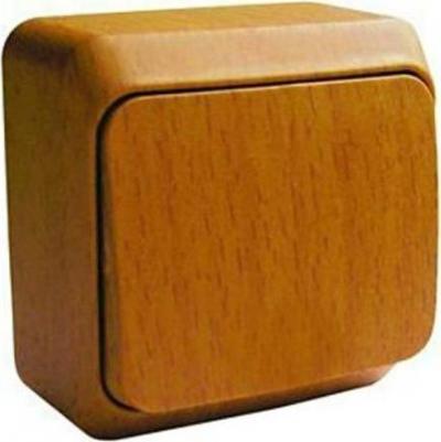 Выключатель SE Этюд наруж Дача Темный бук 1-клавишный(сх.1) – фото 6