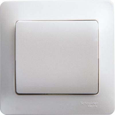 Выключатель SE Glossa Перламутр 1-клавишный, сх.1, 10АХ (в сборе) – фото 3