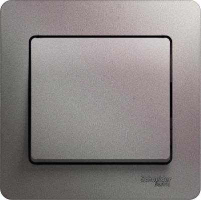 Выключатель SE Glossa Платина 1-клавишный сх.1, 10AX (в сборе) – фото 1