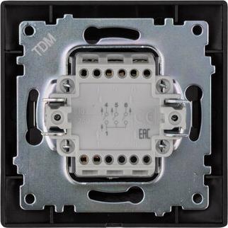 Выключатель 3-х кл. 10А шоколад "Лама" – фото 1