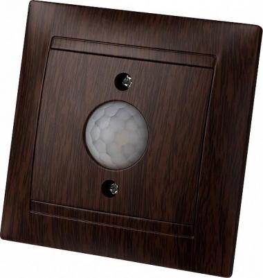 Выключатель с датчиком движения 1А венге Лама, цена за 1 шт – фото 1