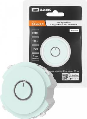 Выключатель с задержкой выключения 16А 250В фисташковый, Байкал, цена за 1 шт