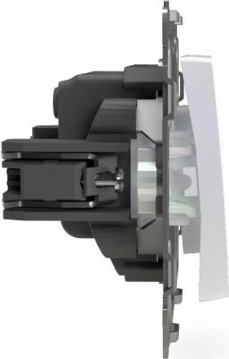 Выключатель Pixel двухклавишный перламутровый – фото 5