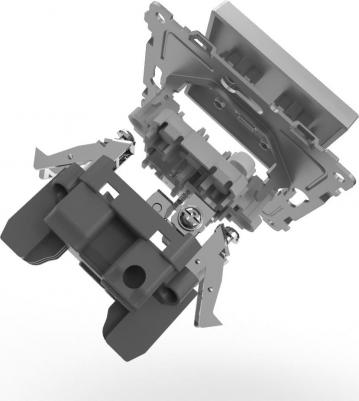 Выключатель Pixel одноклавишный с индикатором бежевый – фото 2