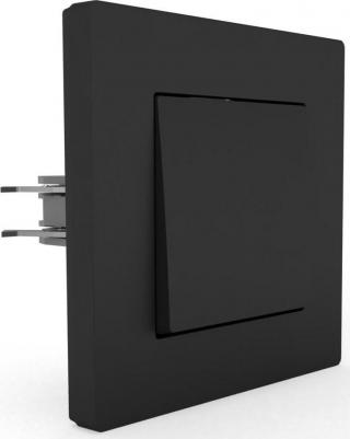 Выключатель Pixel одноклавишный в сборе цвет карбоновый – фото 5