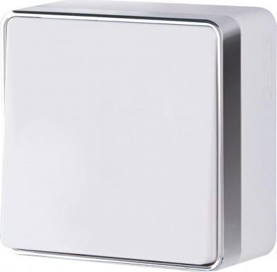 Накладной одноклавишный выключатель Gallant W5010001 белый 10 А 250 В – фото 1