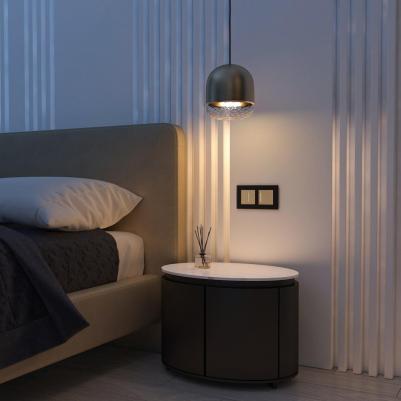 Умный сенсорный диммер, выключатель W3443111 шампань матовый MinimirHome – фото 3