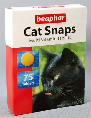 Витамины для кошек Cat snaps 75шт – фото 7