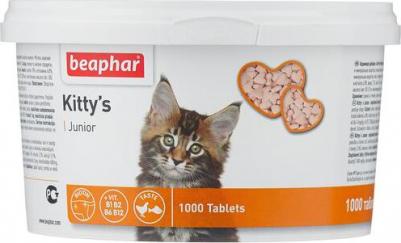 Витаминный комплекс для котят Kitty's Junior, сердечки 1000 таб – фото 8