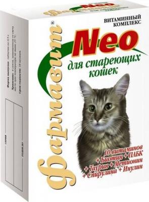 Витаминно-минеральный комплекс Фармавит Neо для кошек старше 8 лет – фото 3