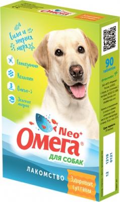 Витаминное лакомство для собак Омега Neo+ «Здоровые суставы» с глюкозамином и коллагеном