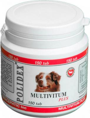 Мультивитум плюс поливитаминно-минеральный комплекс для щенков и собак мелких и средних пород 150таб – фото 5
