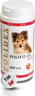 Витаминный комплекс для собак Polivit-Ca Plus, 500 таб – фото 3