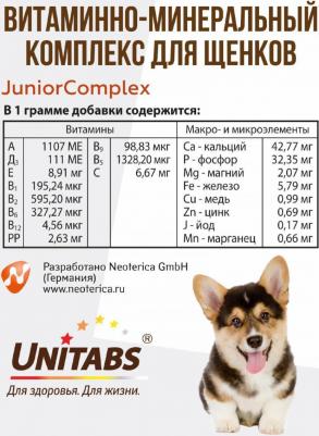 Витаминно-минеральный комплекс JuniorComplex, для щенков, 200 таб – фото 5
