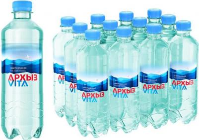 Вода минеральная газированная 0.5 л (12 штук в упаковке) – фото 8