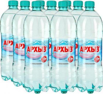 Вода минеральная столовая питьевая газированная 1 л – фото 3