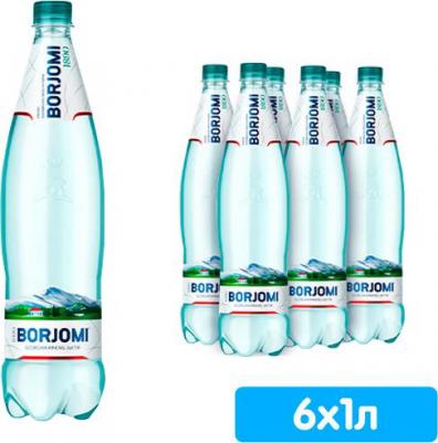 Вода минеральная газированная 1 л (6 штук в упаковке) – фото 2