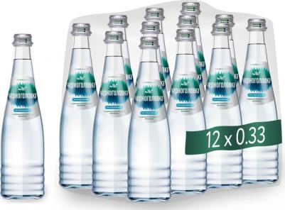 Вода негазированная минеральная 0.33 л, стеклянная бутылка – фото 5