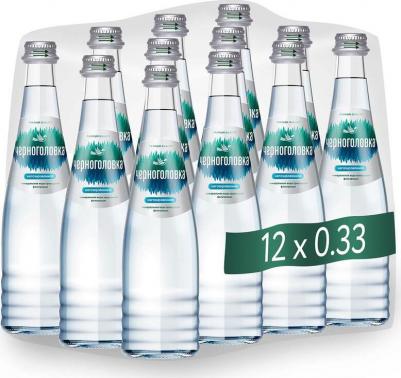 Вода негазированная минеральная 0.33 л, стеклянная бутылка – фото 10