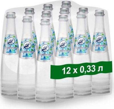 Вода негазированная минеральная 0.33 л, стеклянная бутылка – фото 11