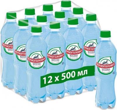 Вода Вкусная минеральная газированная 500мл (упаковка 12 шт.) – фото 1