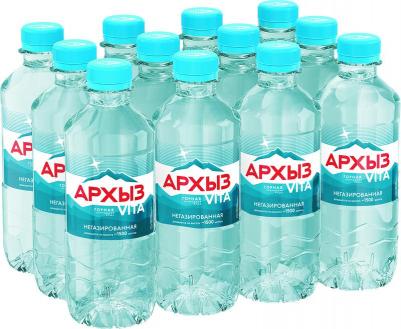 Вода питьевая негазированная 0,5 л (12 штук в упаковке) – фото 19