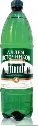 Вода питьевая Аллея Источников 4 лечебная, 1,5 л