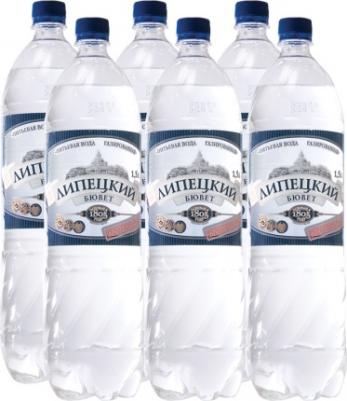 Вода минеральная газированная 1.5 л (6 штук в упаковке) – фото 2