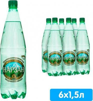 Вода минеральная лечебно-столовая газированная, 1,5 л – фото 3