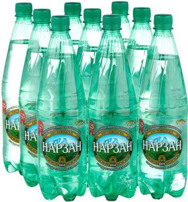 Вода минеральная Золотой газированная 1 л (9 штук в упаковке) – фото 3