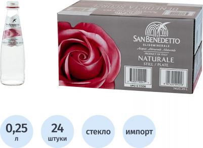Вода минеральная негазированная 0.25 л (24 штуки в упаковке)