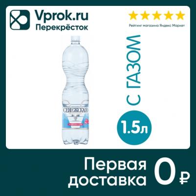 Вода минеральная газированная 1,5л – фото 1