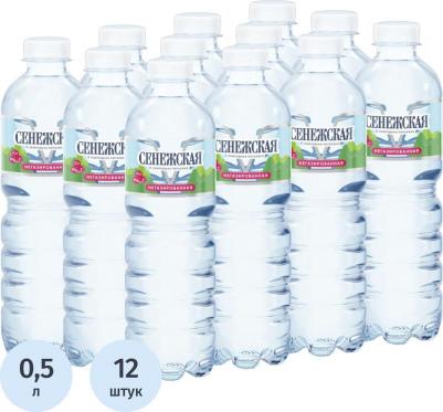 Вода минеральная питьевая негазированная 500мл (упаковка 12 шт.) – фото 17