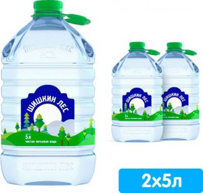 Вода 5 литров, 2 шт. в уп – фото 2