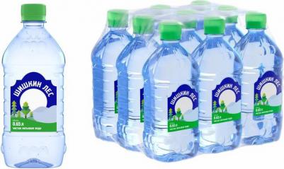 Вода питьевая негазированная 0.65 л (9 штук в упаковке)