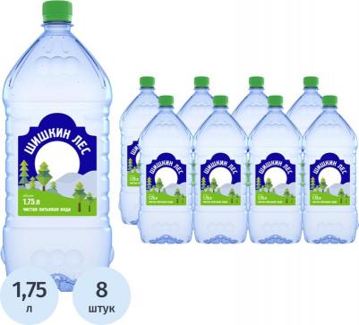 Вода питьевая негазированная 1,75 л (8 штук в упаковке) – фото 2