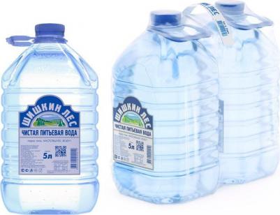 Вода питьевая негазированная 5 литров (2 штуки в упаковке) 4605490000477