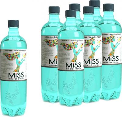 MISS MINERAL DETOX Минеральная лечебно-столовая вода 6х1л – фото 1