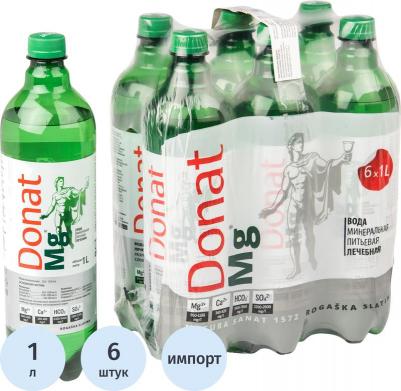 Вода минеральная Донат Магний (пэ) н/газ 500мл – фото 5