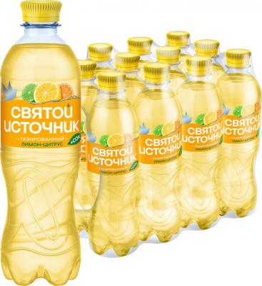 Напиток газированный Вода + сок Лимон Цитрус, 0,5 л – фото 1