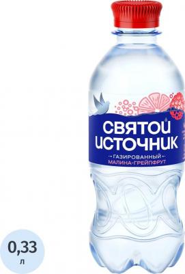 Вода с ароматом малины и грейпфрута 0,33 литра, газ, пэт, 12 шт. в уп – фото 2