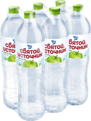 Вода со вкусом яблока негазированная 1.5л – фото 2