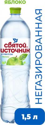 Вода со вкусом яблока негазированная 1.5л – фото 6