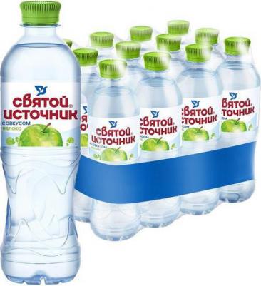 Вода со вкусом яблока негазированная 500мл – фото 4