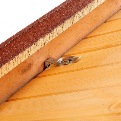 Будка для собак Domus Maxi деревянная, 111,5х132х103,5см – фото 3