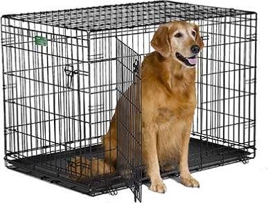 Клетка iCrate 42" Double Door Dog Crate 106x71x76h см 2 двери черная для собак – фото 6